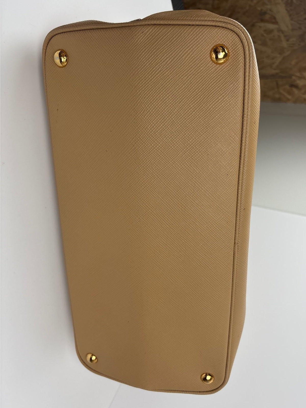 Sac Double Cabas Prada cuir Saffiano