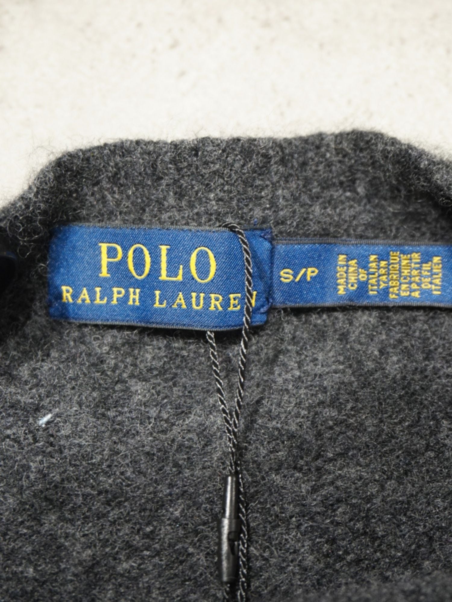 Pull gris Ralph Lauren en cachemire (S femme)