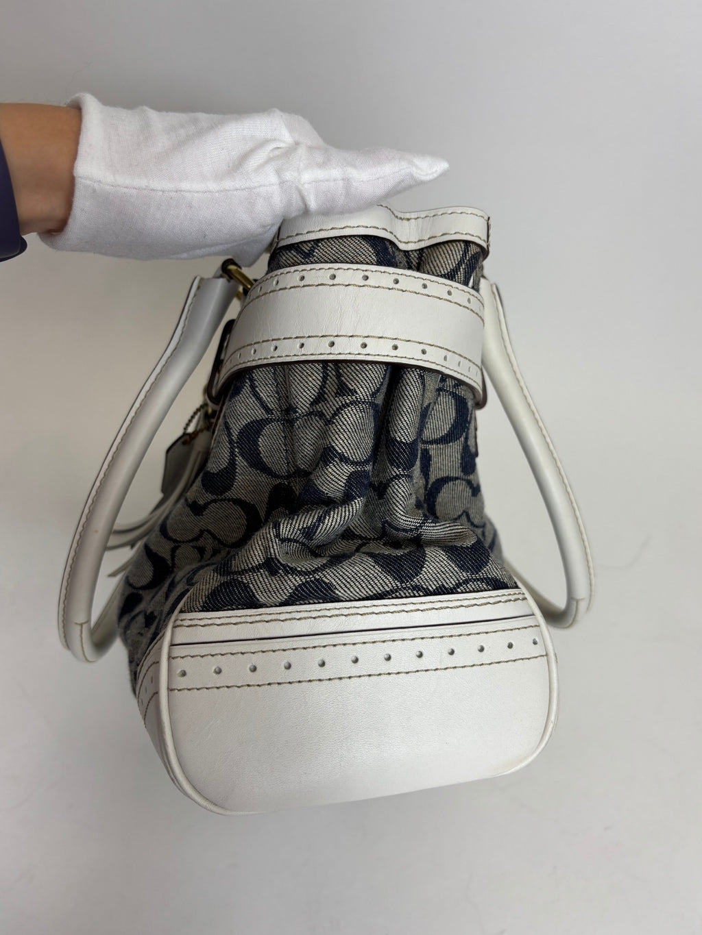 Sac Coach monogramme vintage