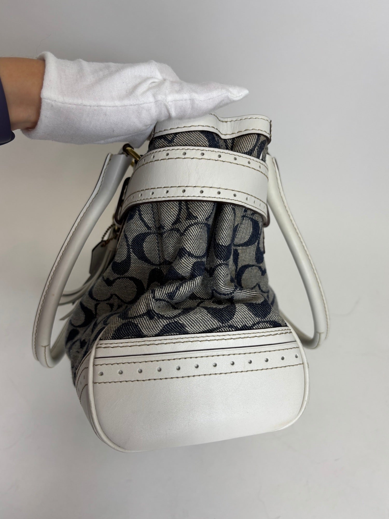 Sac Coach monogramme vintage
