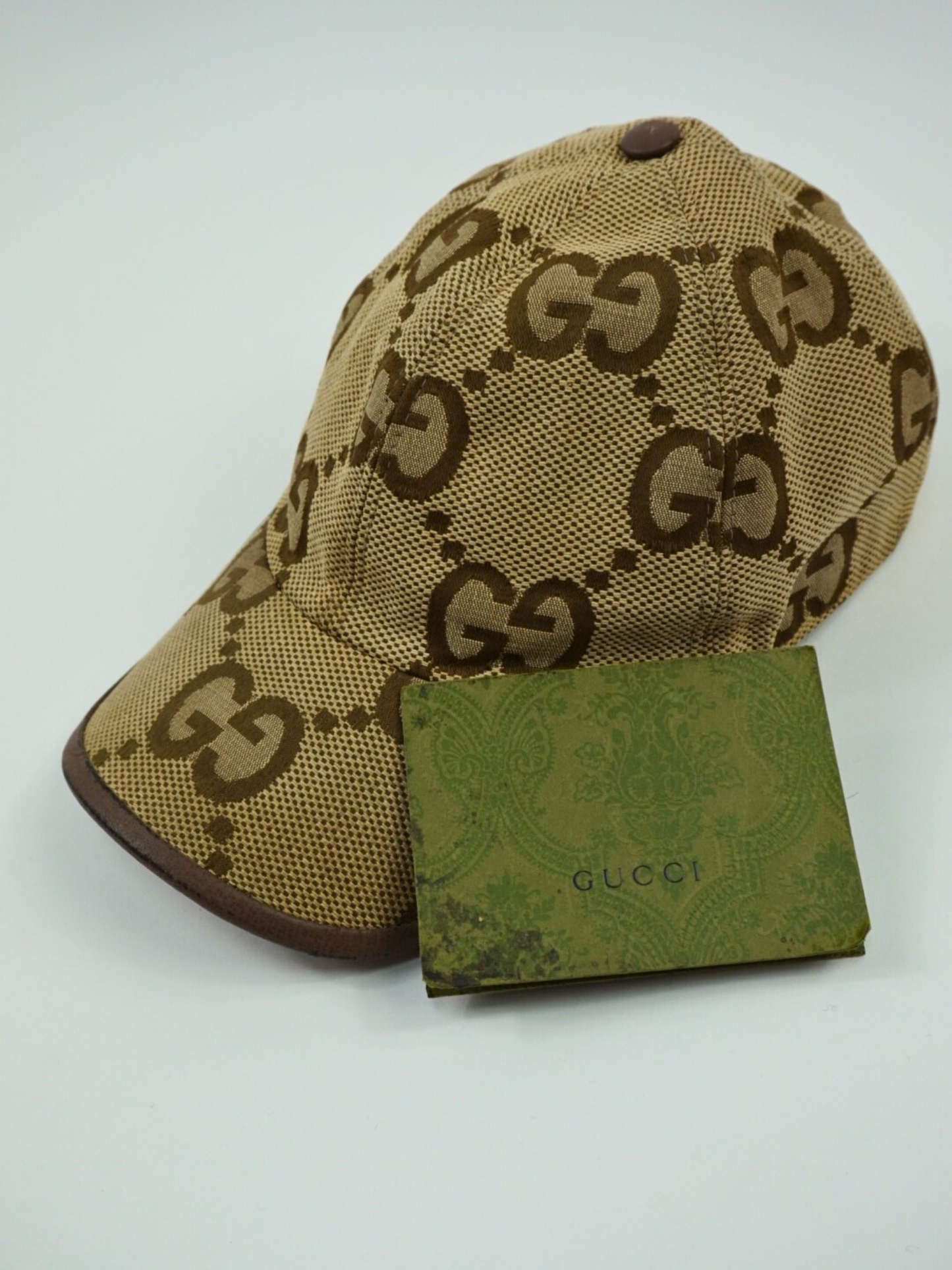 Casquette camel à monogramme - Gucci