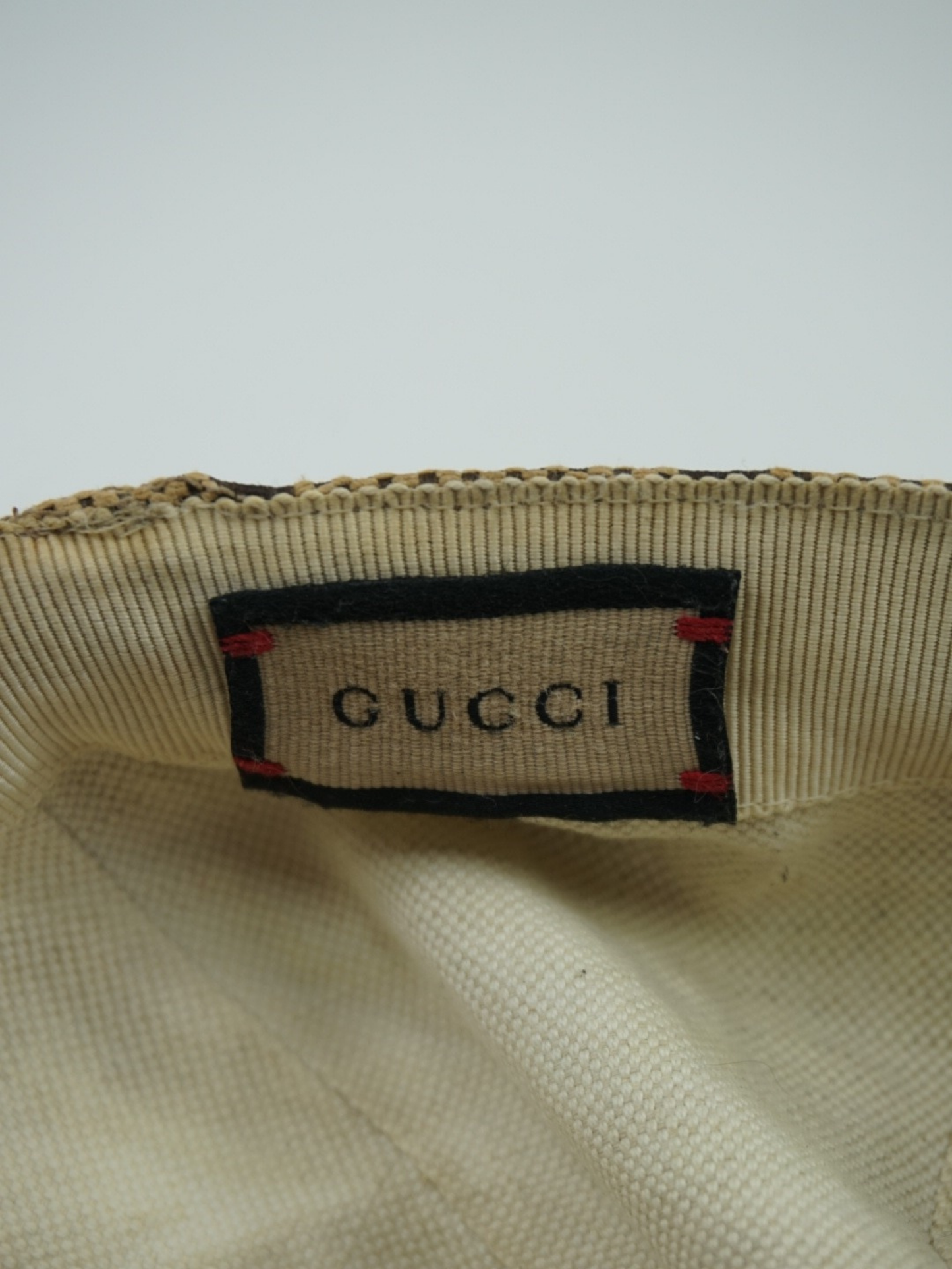 Casquette camel à monogramme - Gucci