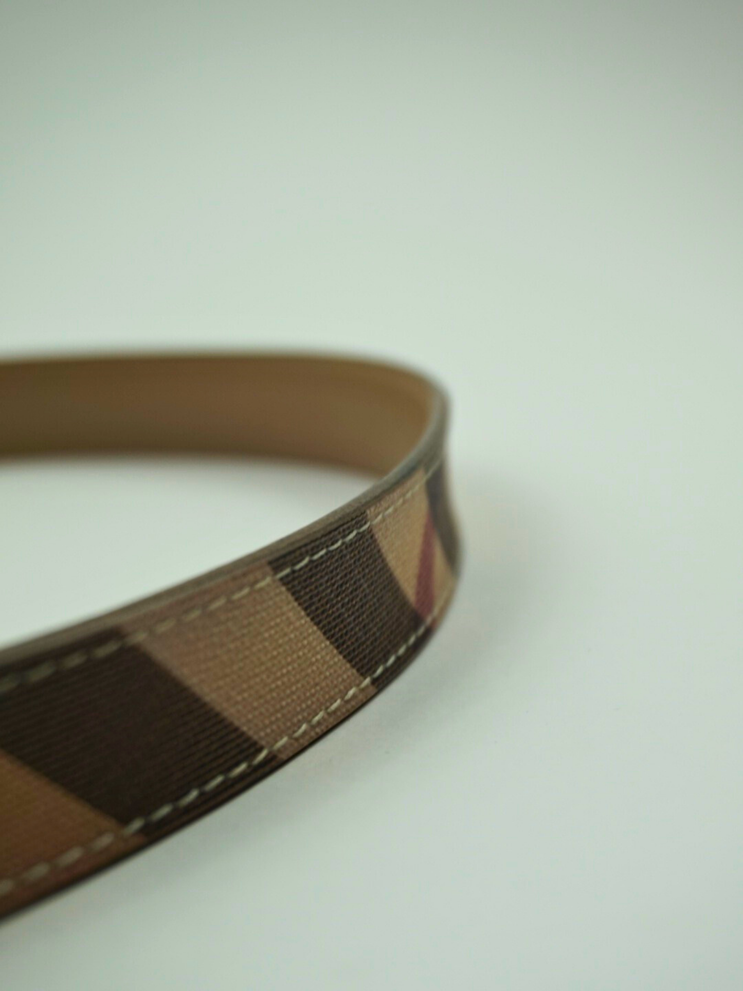 Ceinture beige à motif Check - Burberry