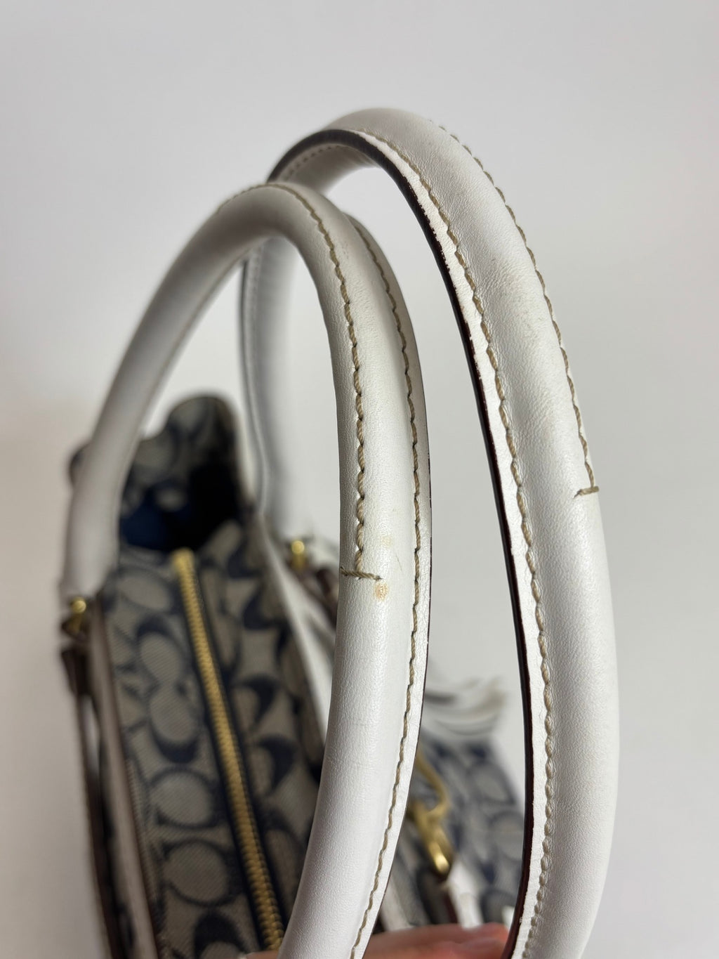 Sac Coach monogramme vintage