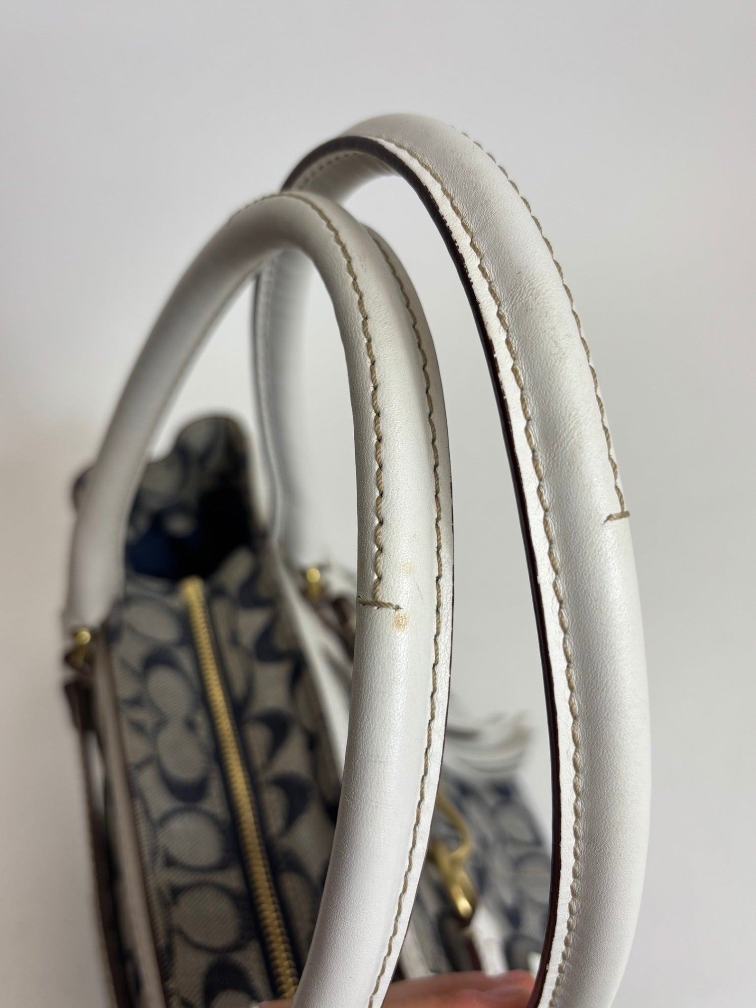 Sac Coach monogramme vintage