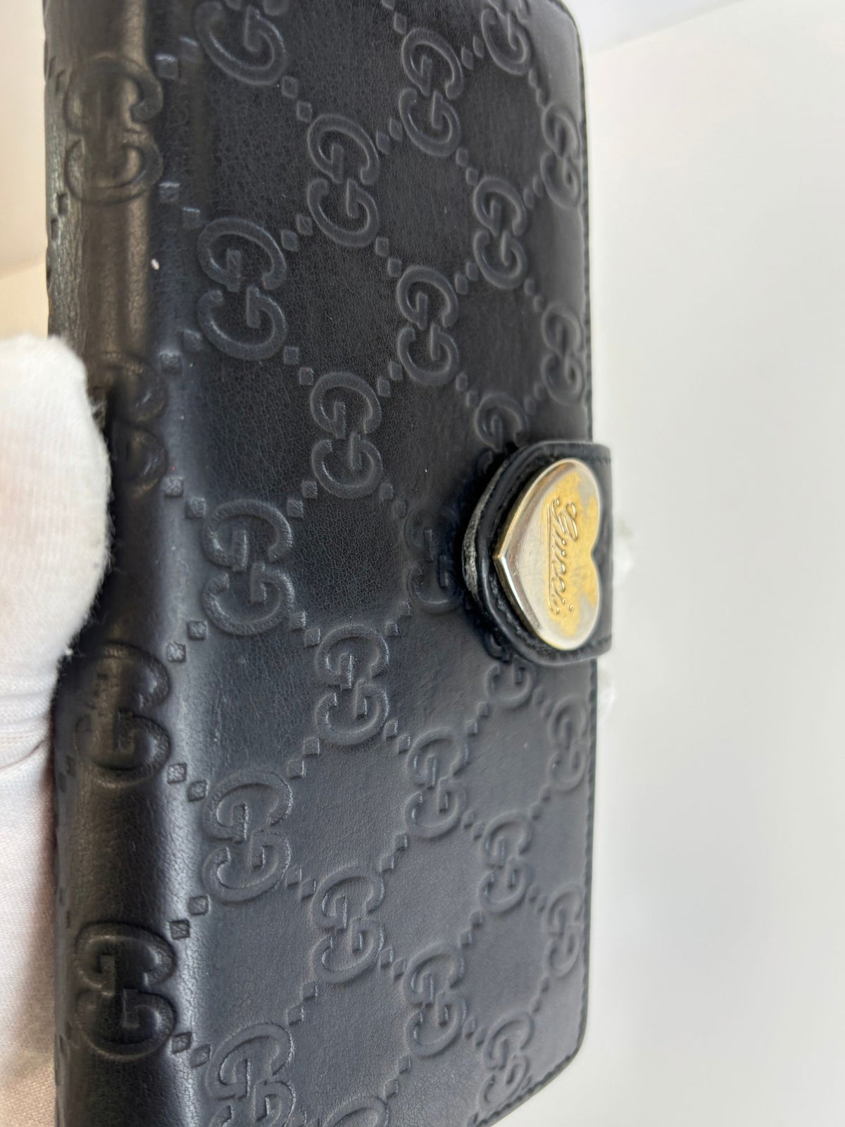 Portefeuille Gucci cœurs