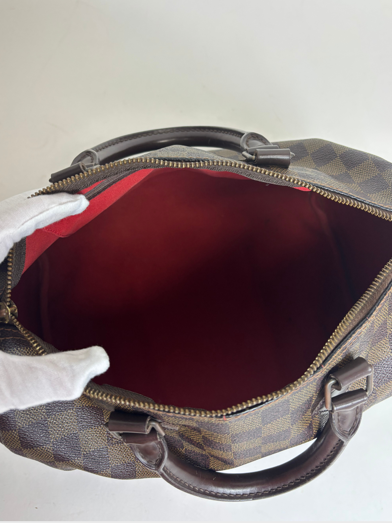 Sac Speedy 30 Damier Ébène Louis Vuitton