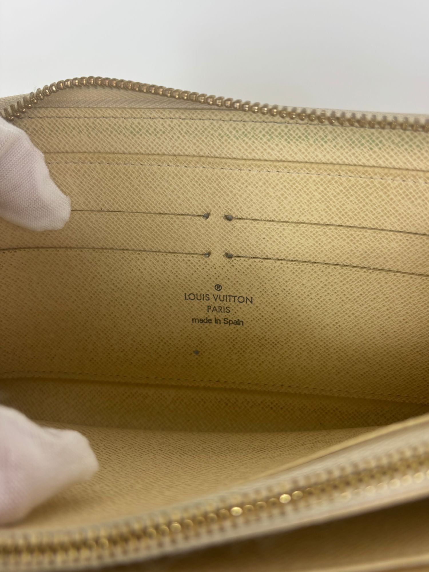 Portefeuille Zippy Damier Azur Louis Vuitton