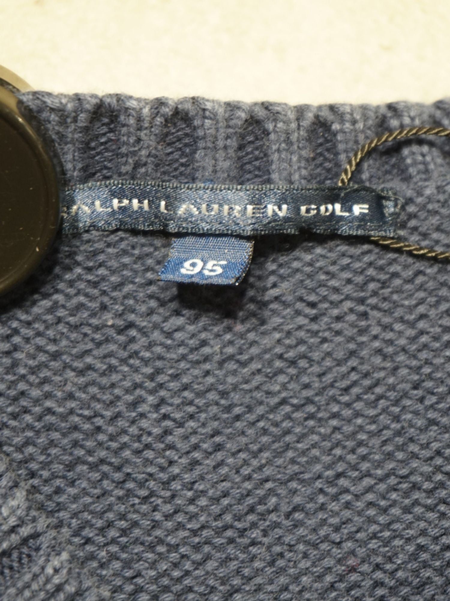 Pull sans manche Ralph Lauren bleu marine (M femme)