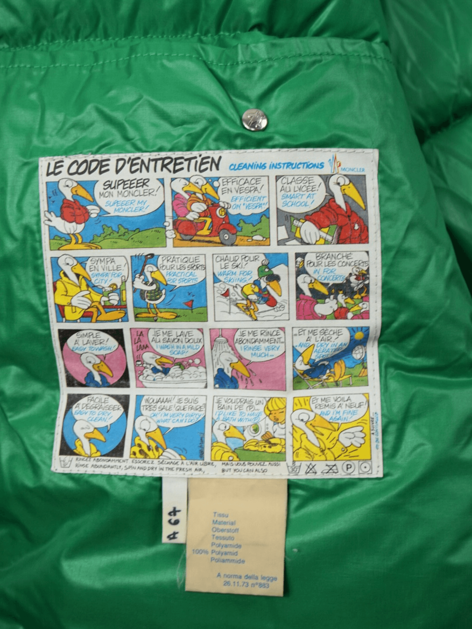 Doudoune Moncler Grenoble verte (3XL-4XL)