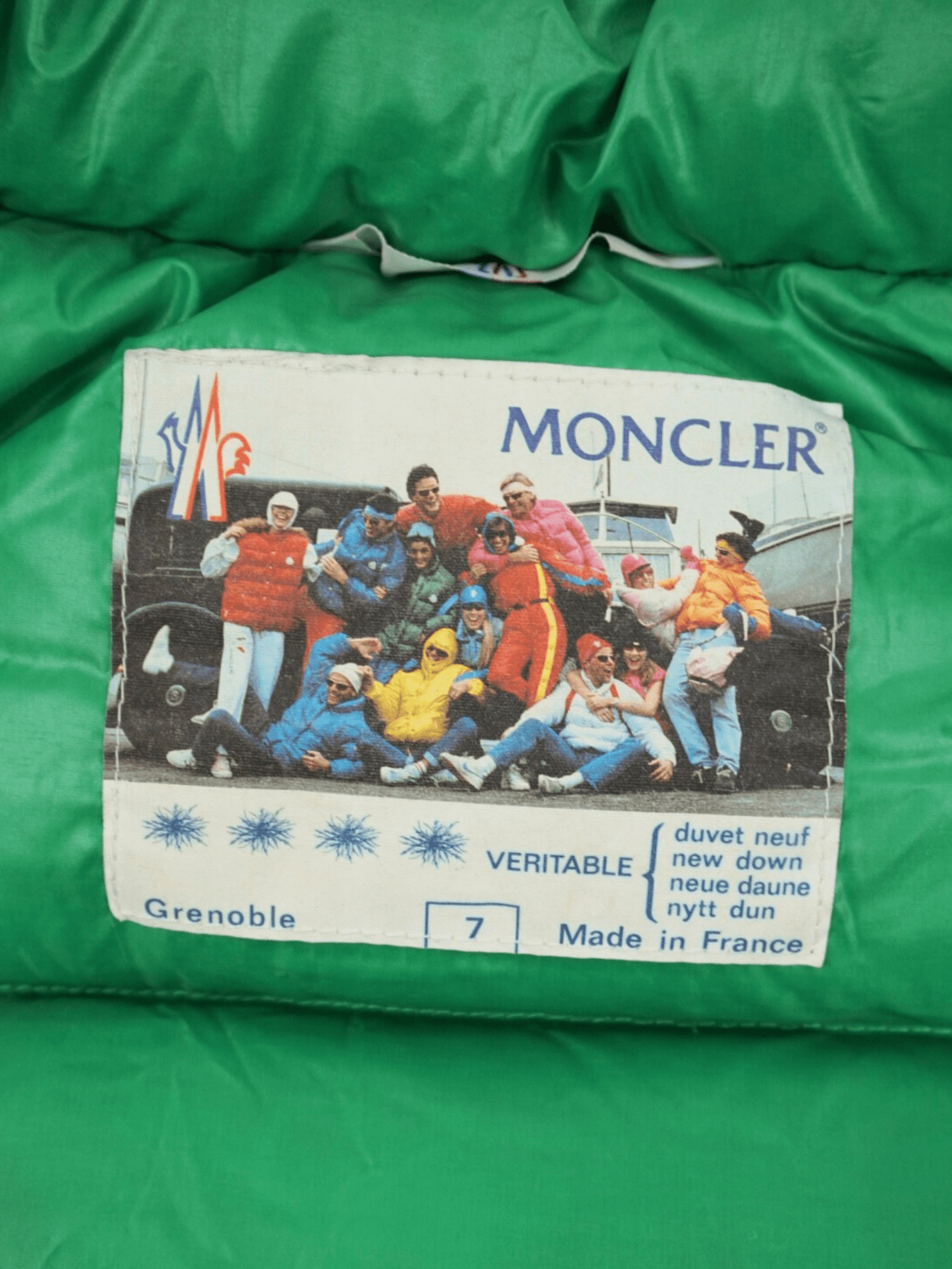 Doudoune Moncler Grenoble verte (3XL-4XL)