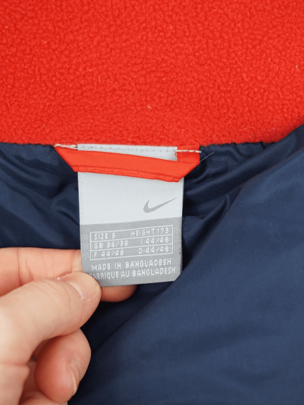 Doudoune sans manches Nike rouge vintage (S)