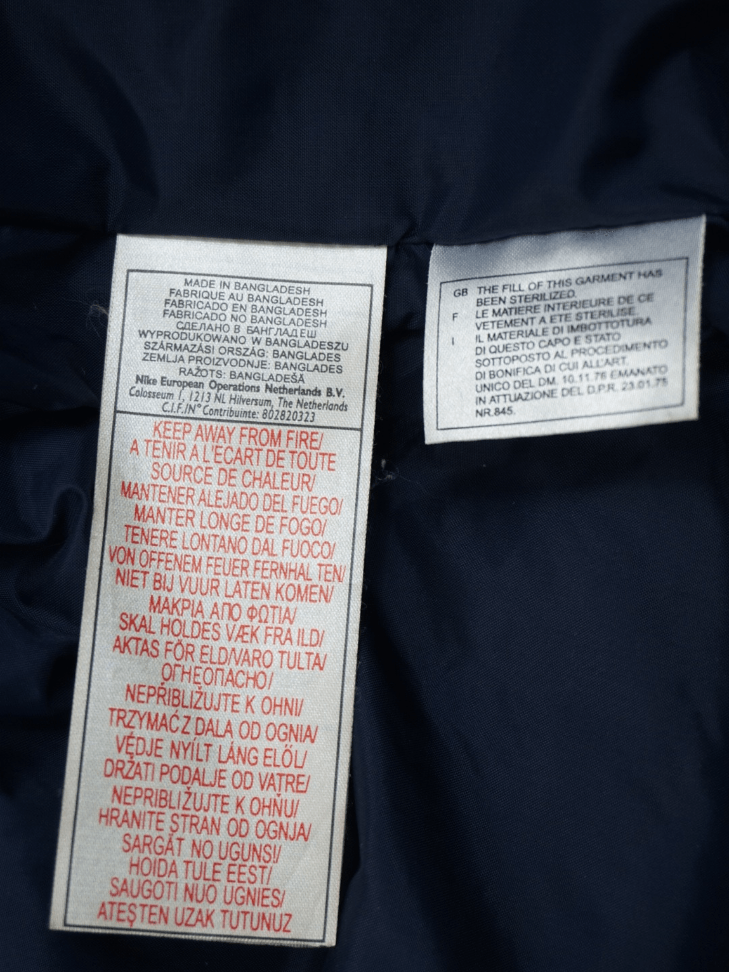 Doudoune sans manches Nike rouge vintage (S)