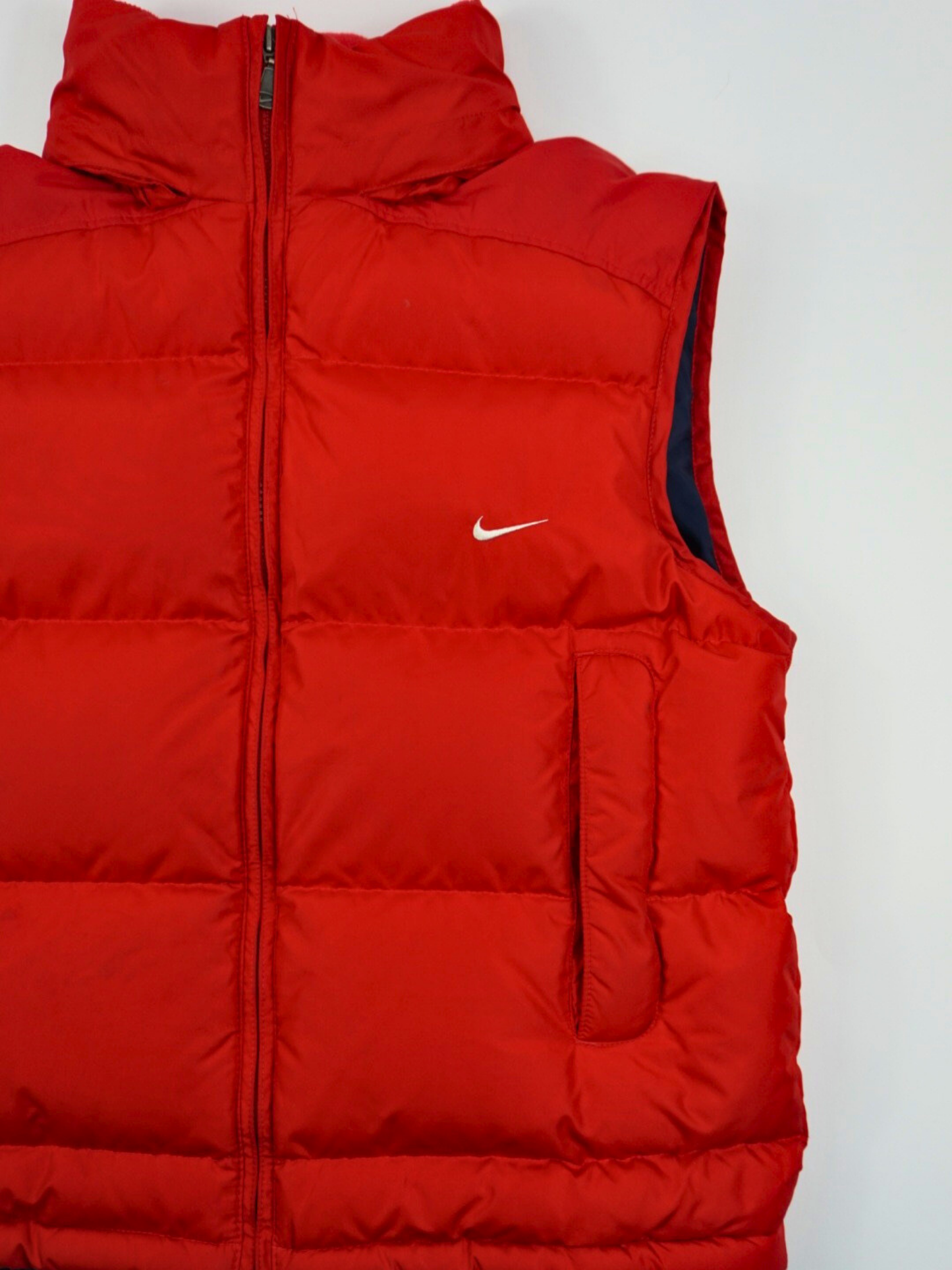 Doudoune sans manches rouge vintage - Nike