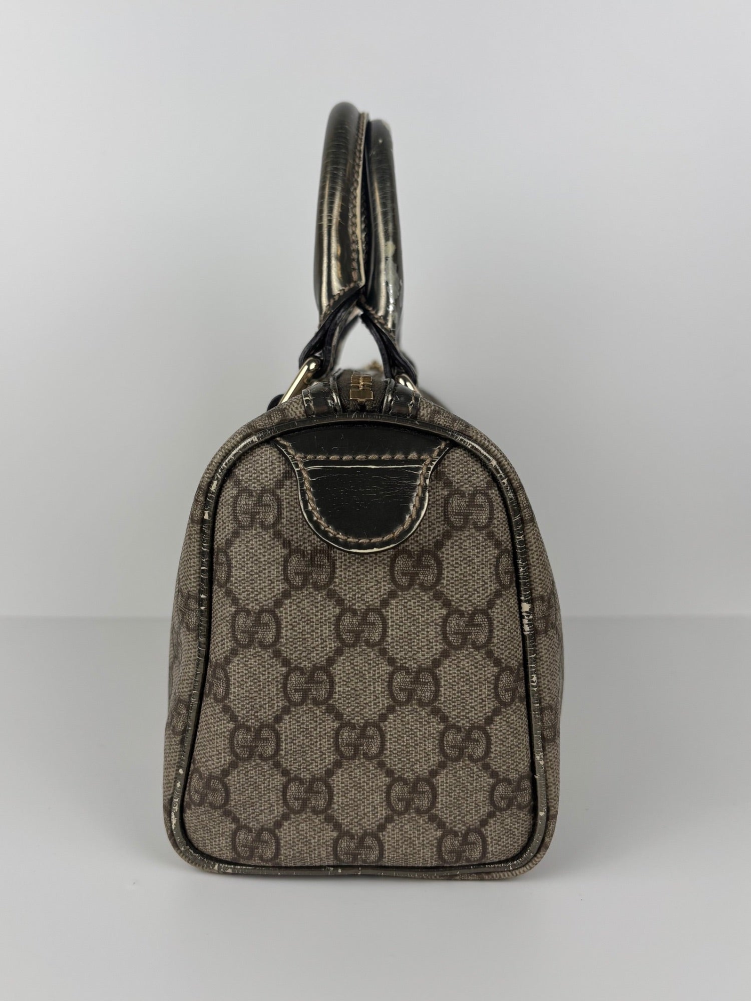 Sac mini Boston Gucci argenté