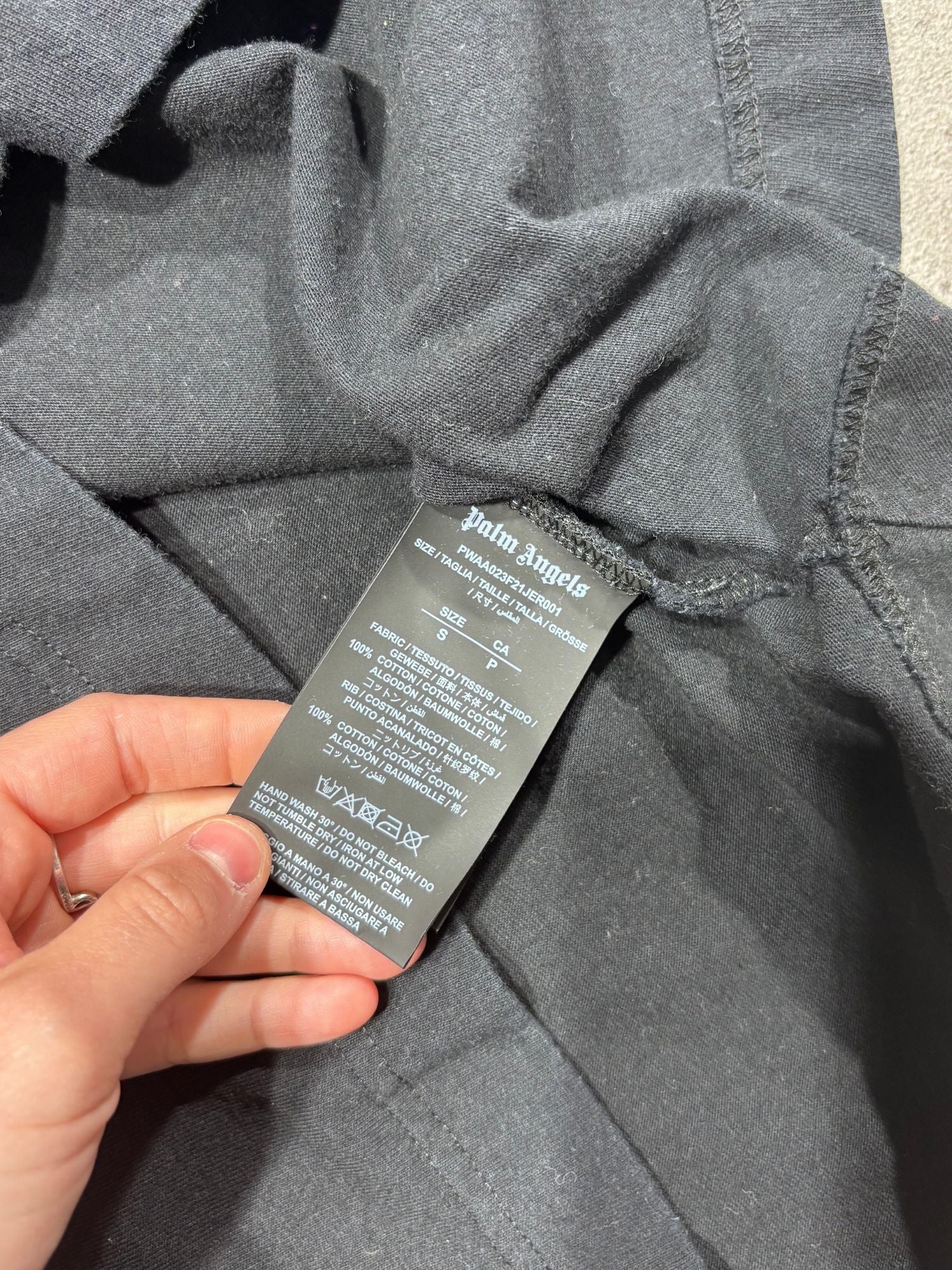 T-shirt noir Palm Angels (S/M)