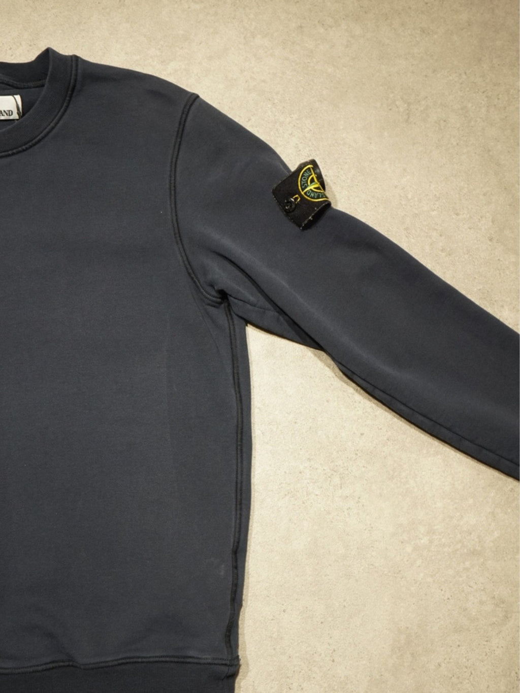 Sweat bleu marine Stone Island (S)