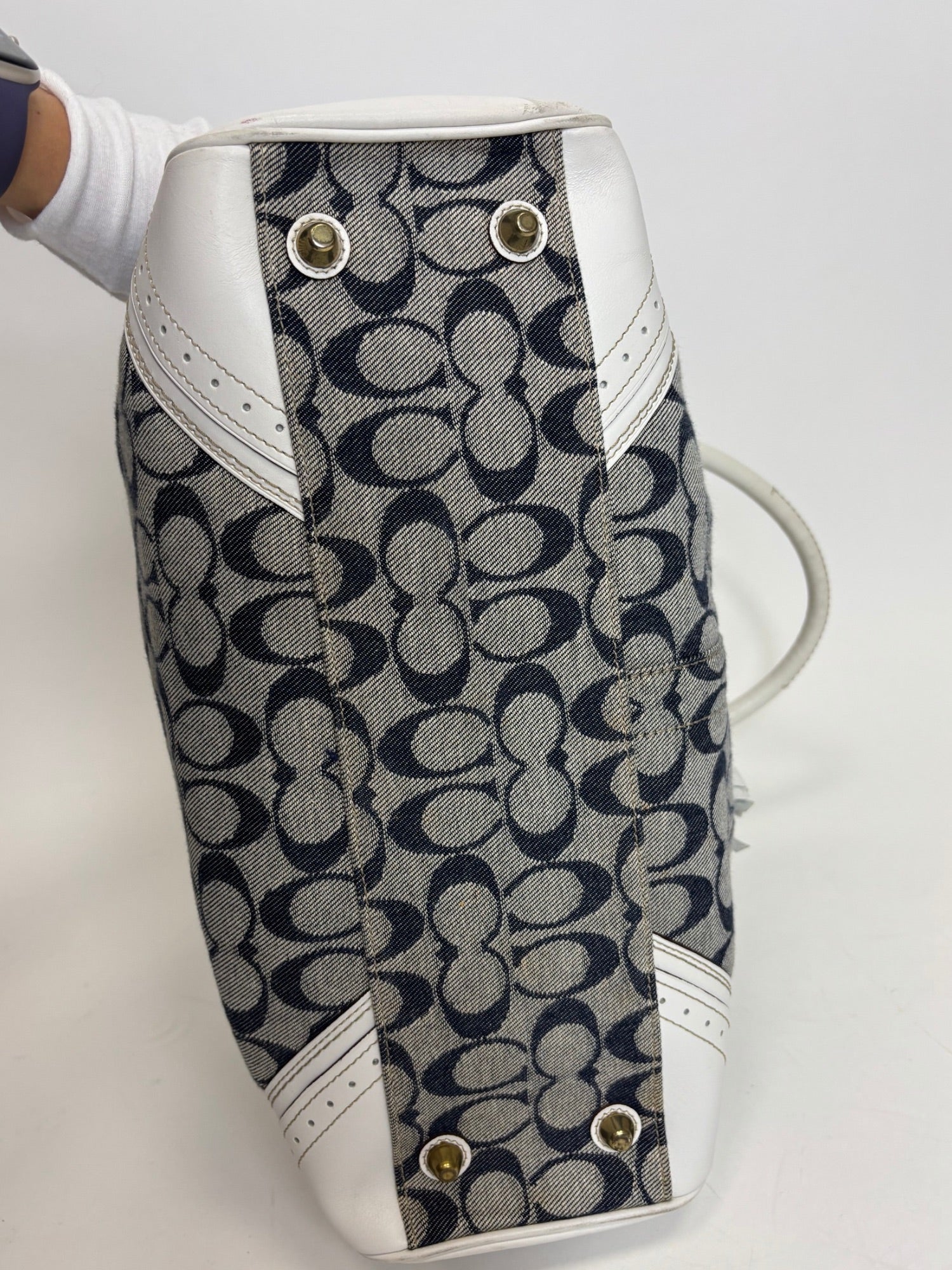 Sac Coach monogramme vintage