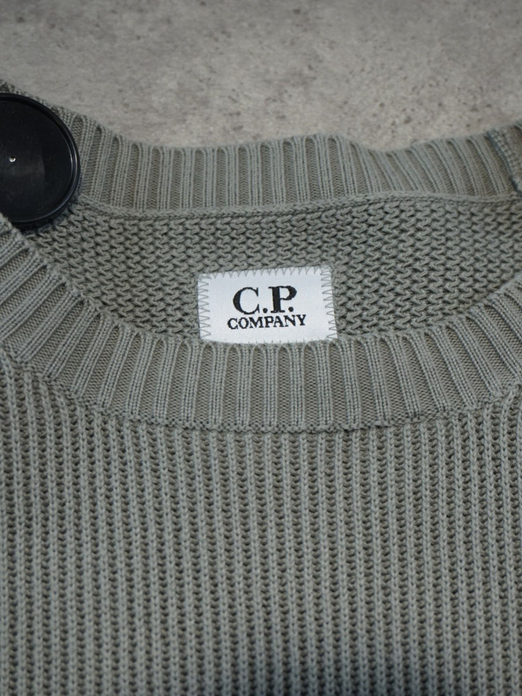 Pull en maille CP Company gris (M)