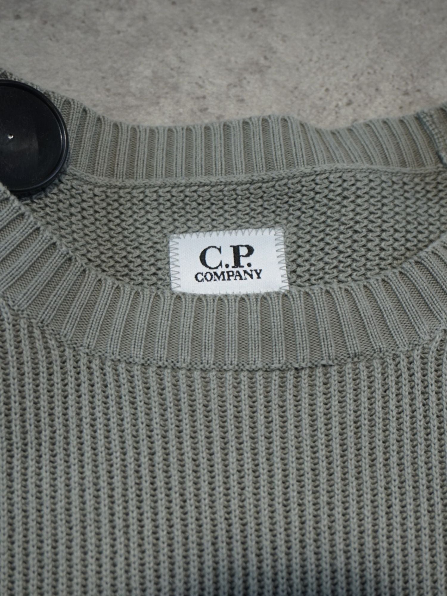 Pull en maille CP Company gris (M)