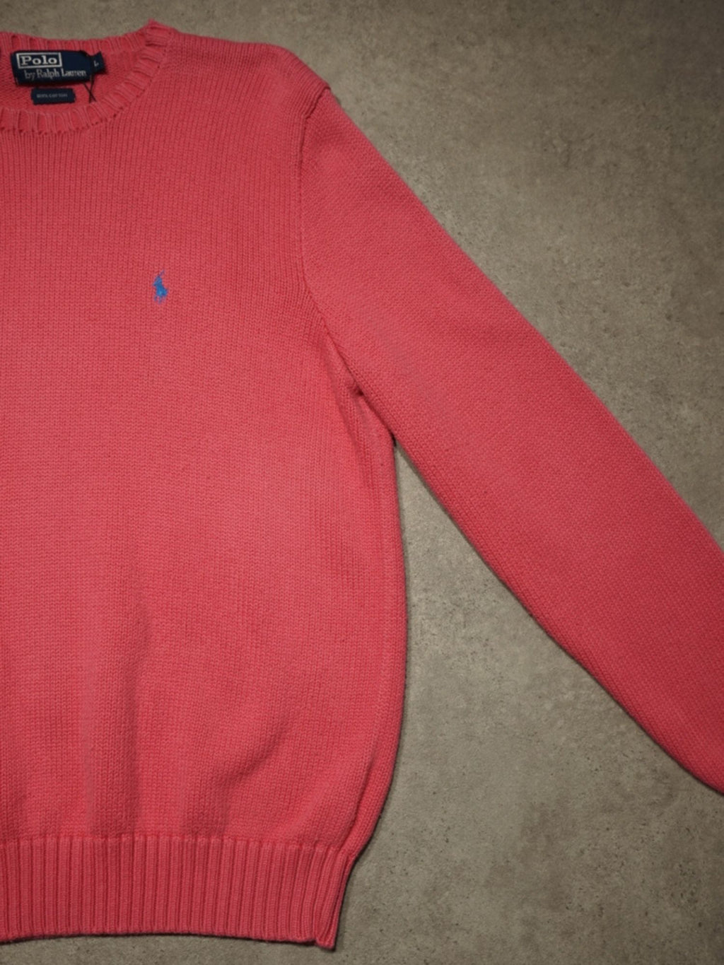 Pull en maille rose Ralph Lauren (L)