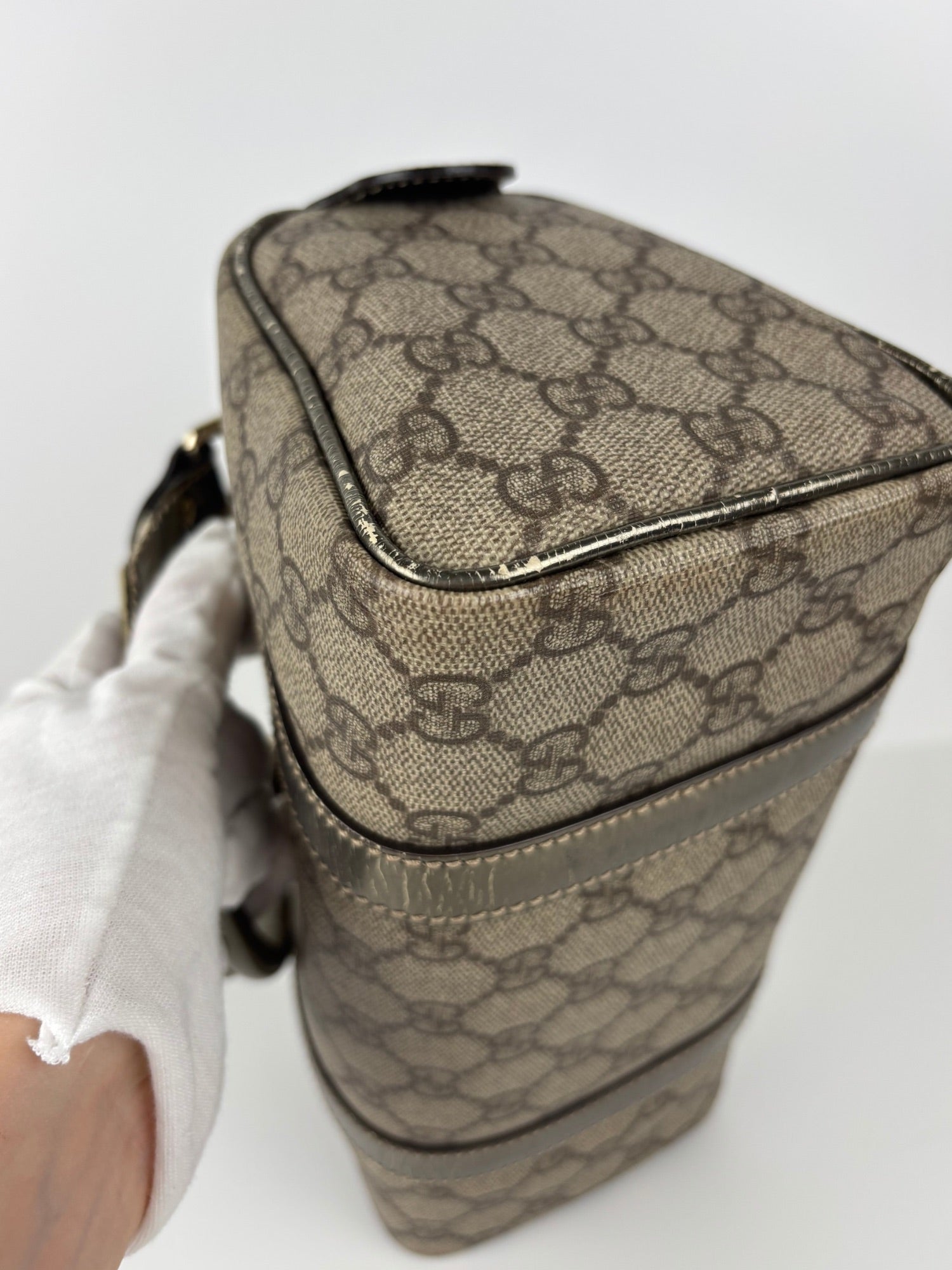Sac mini Boston Gucci argenté