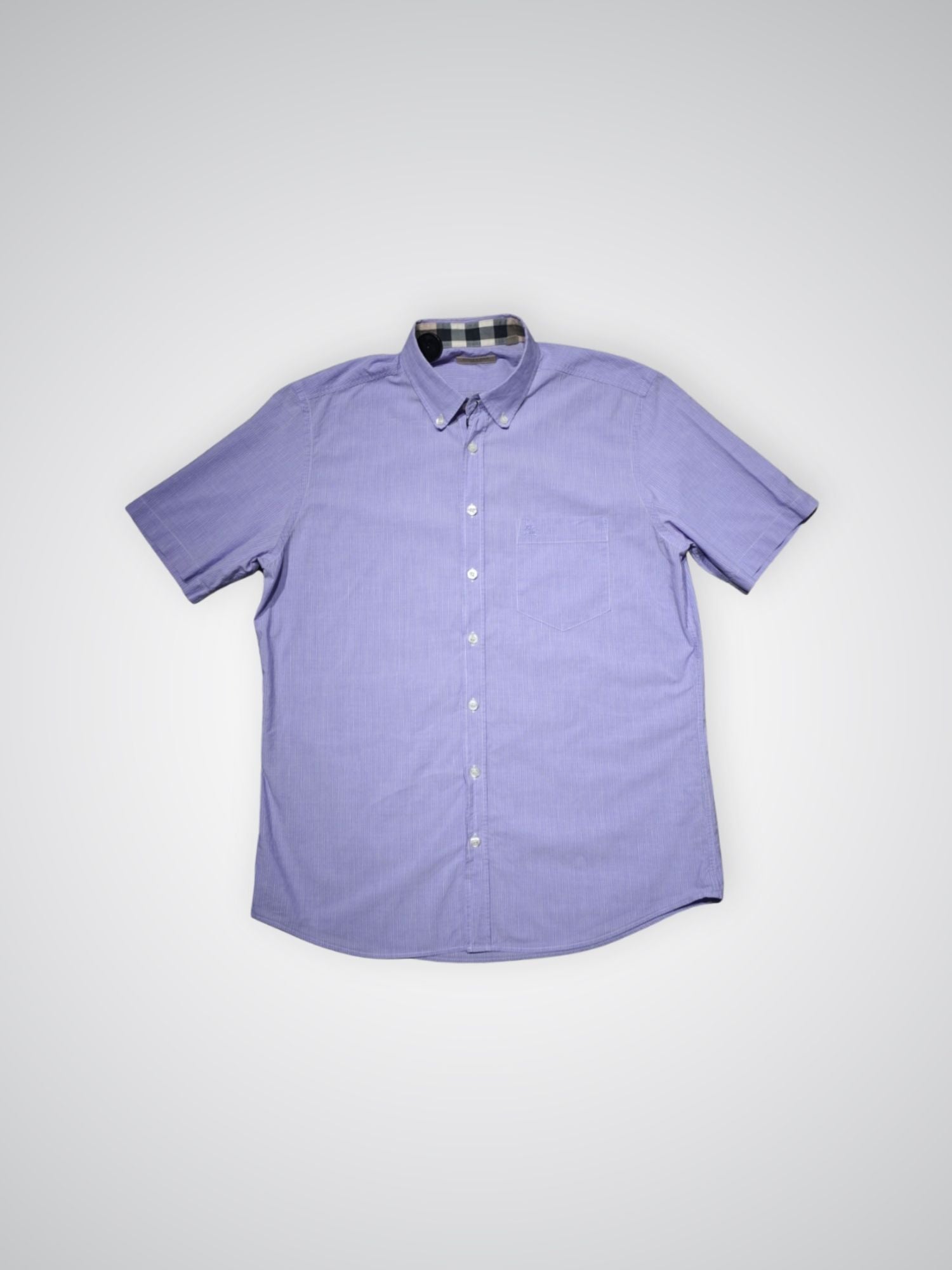 Chemise à manches courtes lilac Burberry (L)