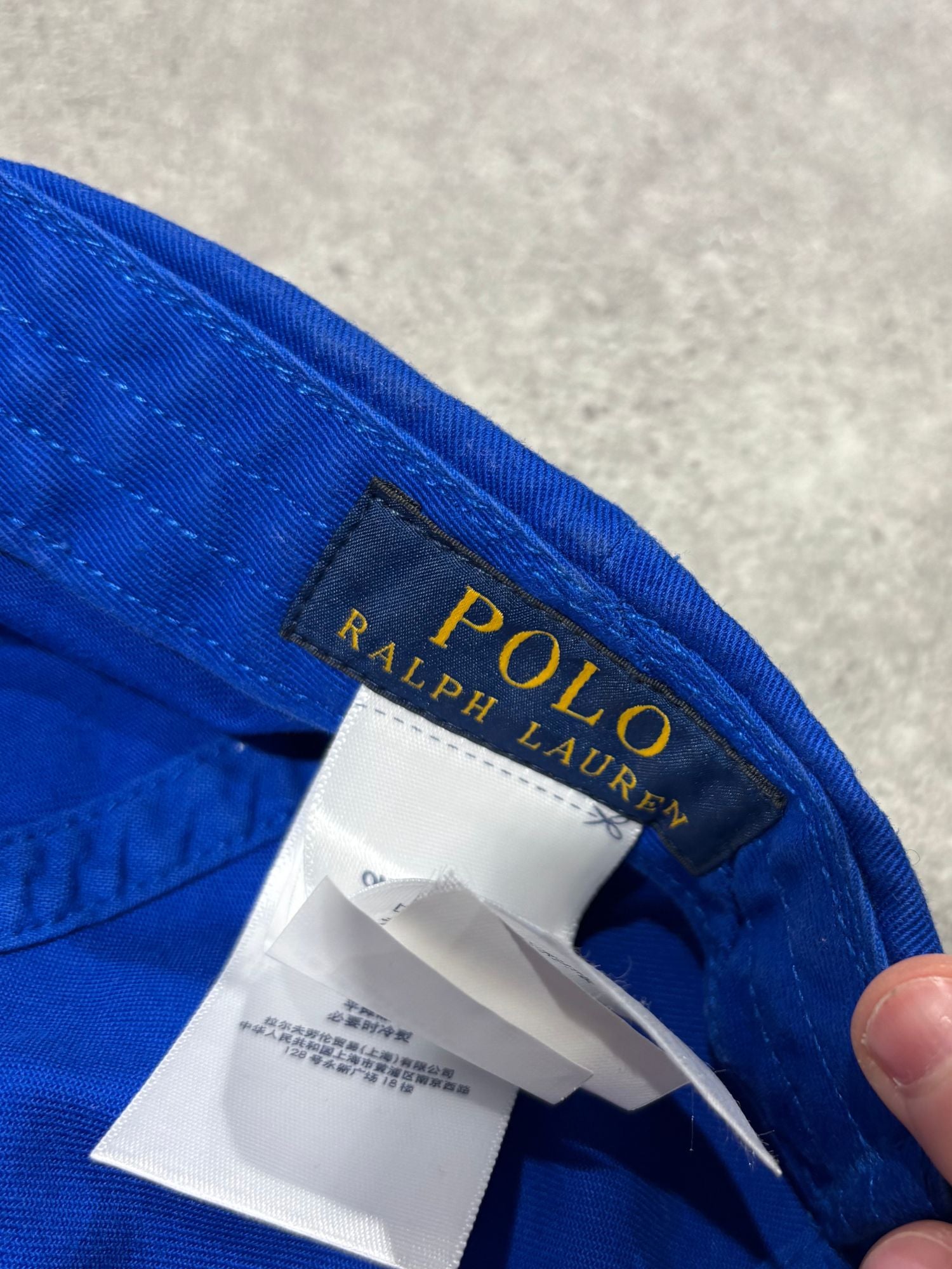 Casquette Ralph Lauren bleue (TU)