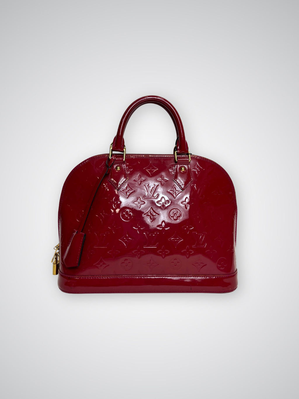 Sac Alma PM Louis Vuitton cuir vernis