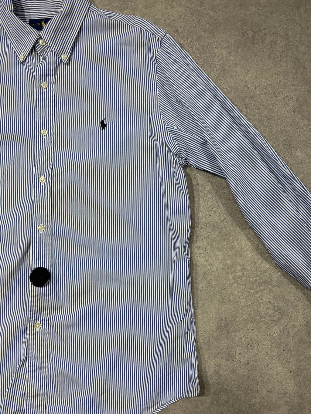 Chemise Ralph Lauren à rayures bleue (L)