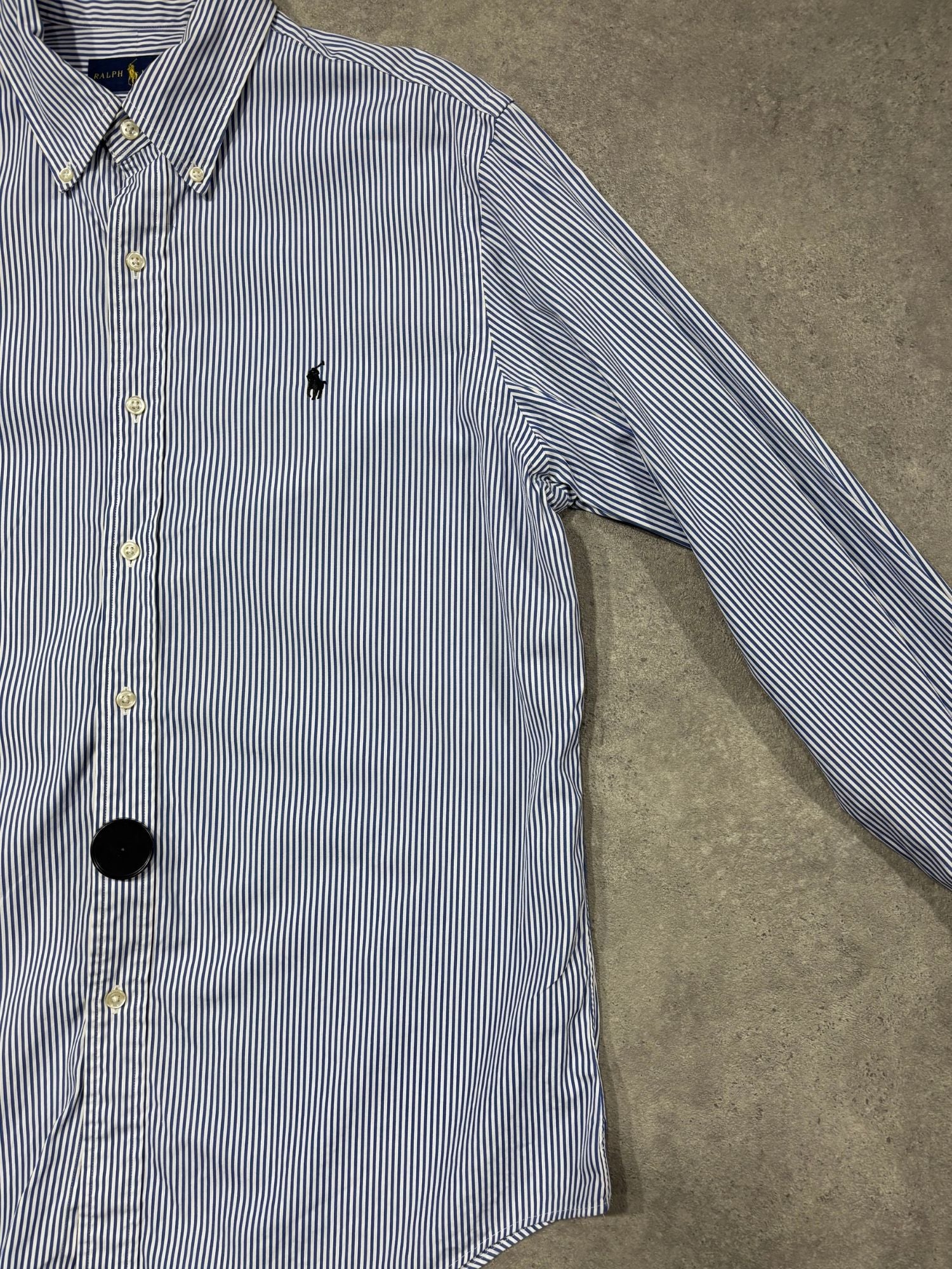 Chemise Ralph Lauren à rayures bleue (L)