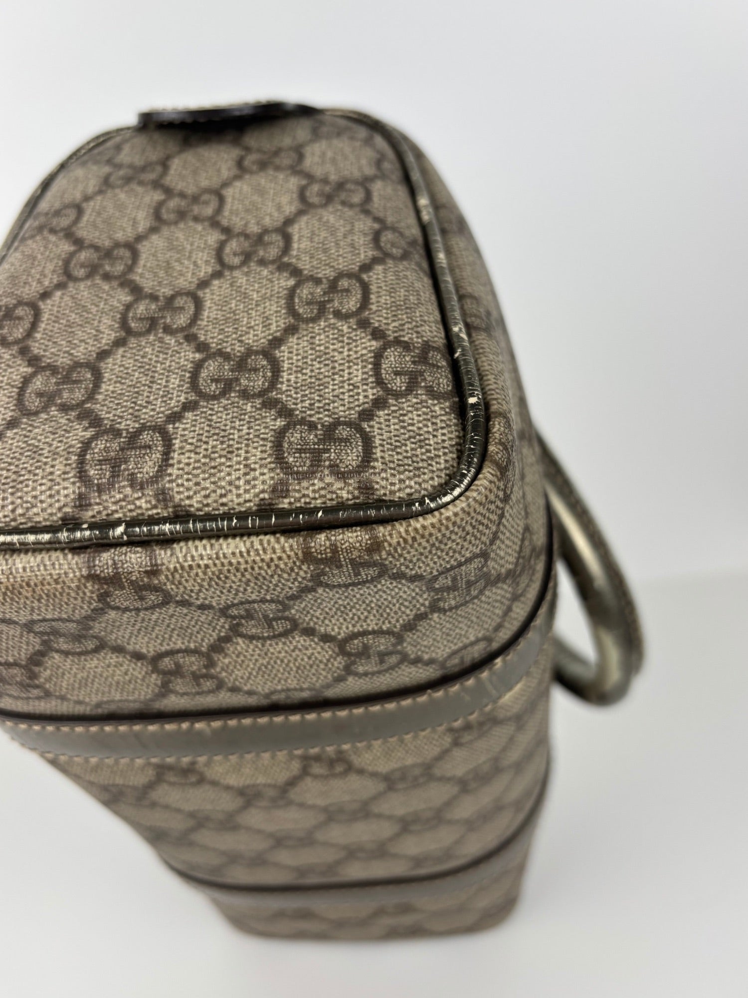Sac mini Boston Gucci argenté