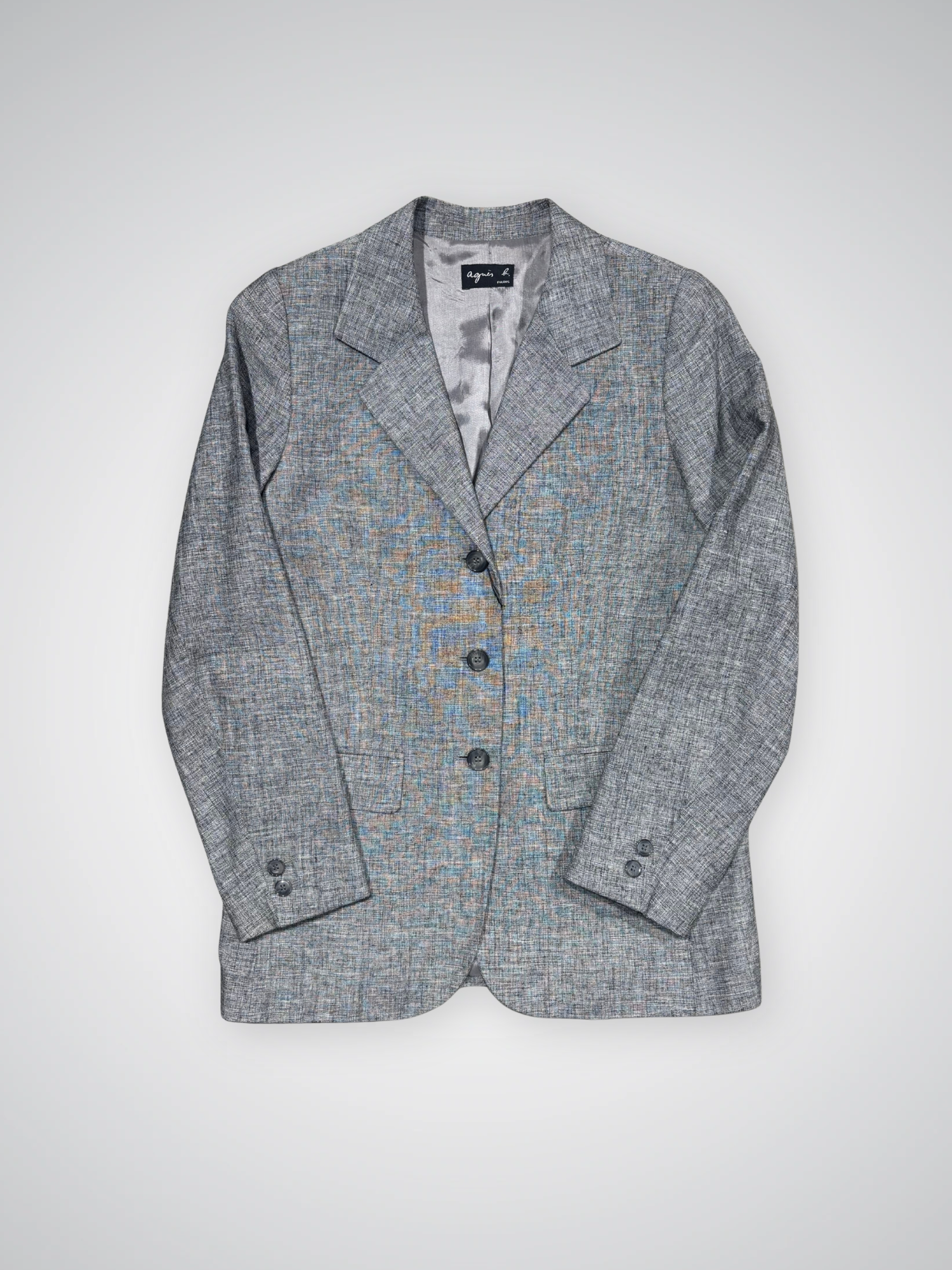 Blazer gris chiné Agnès B. (S femme)