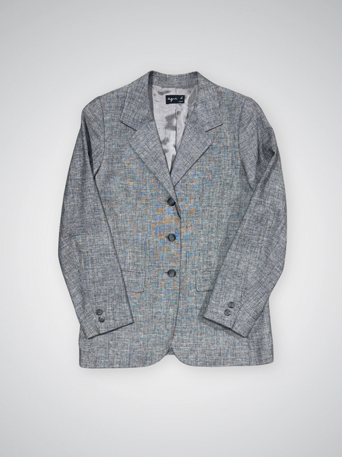 Blazer gris chiné Agnès B. (S femme)