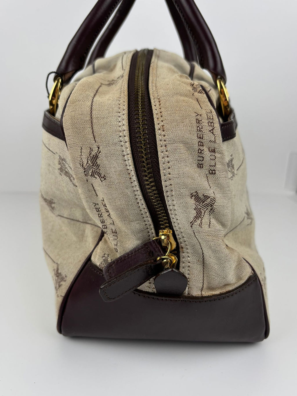 Sac Boston Burberry blue label