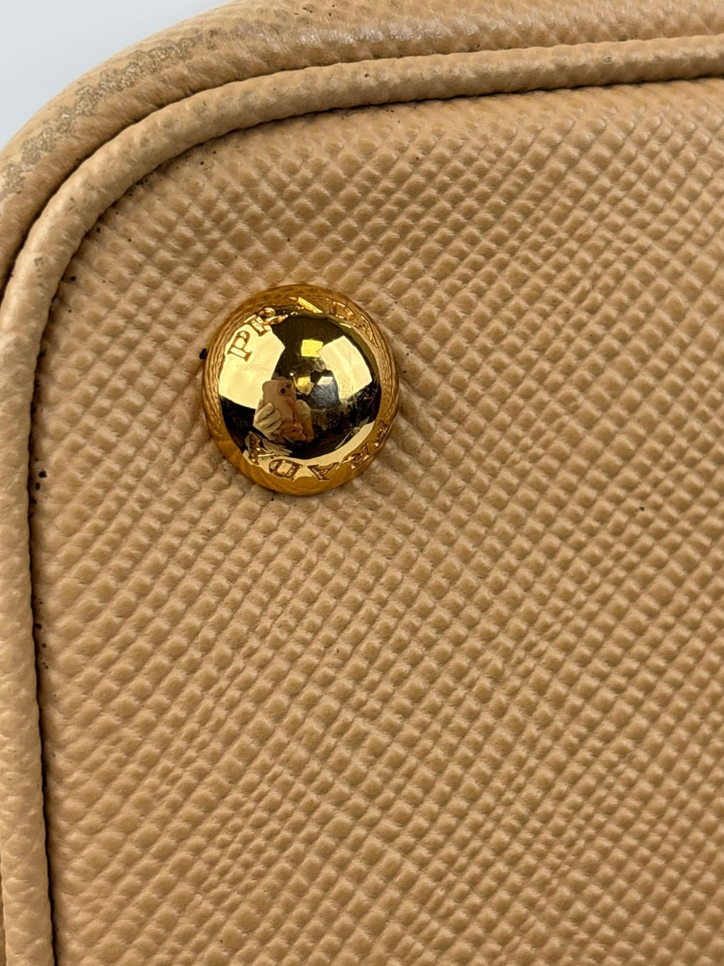Sac Double Cabas Prada cuir Saffiano