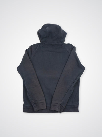 Sweat zippé bleu marine à logo - Moncler