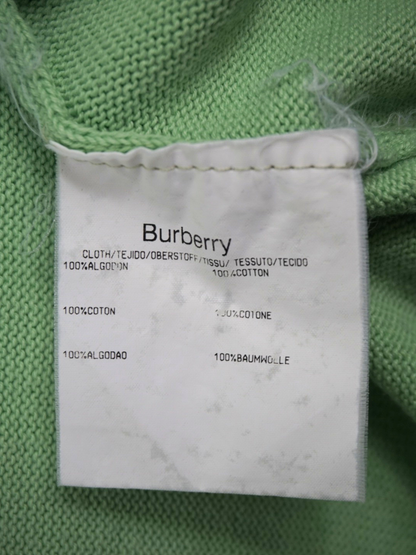 Gilet en maille vert à logo - Burberry