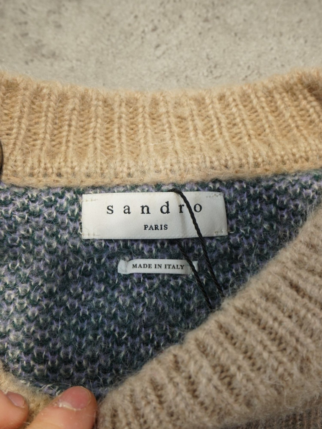 Pull Sandro beige (M femme)
