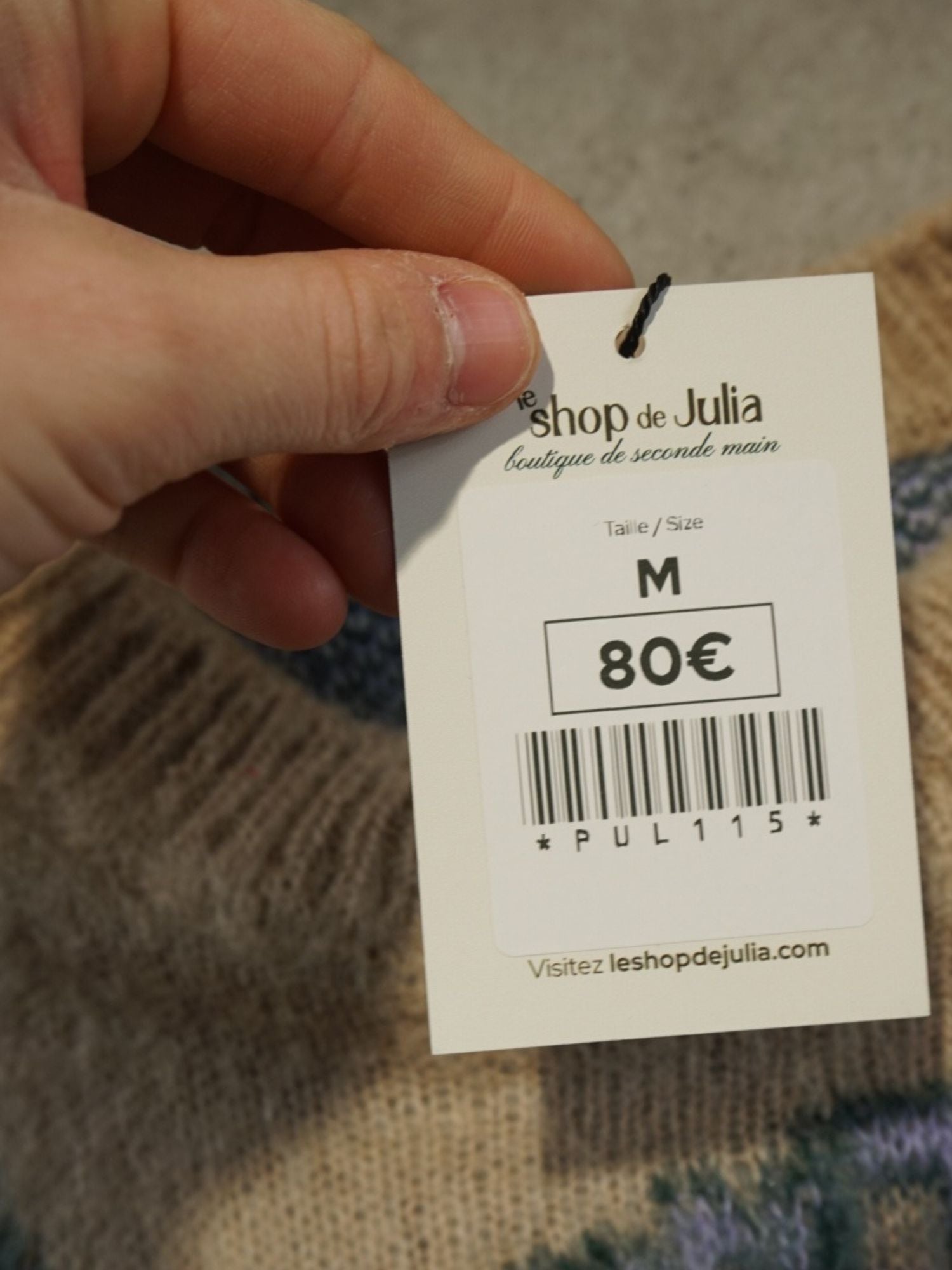 Pull Sandro beige (M femme)