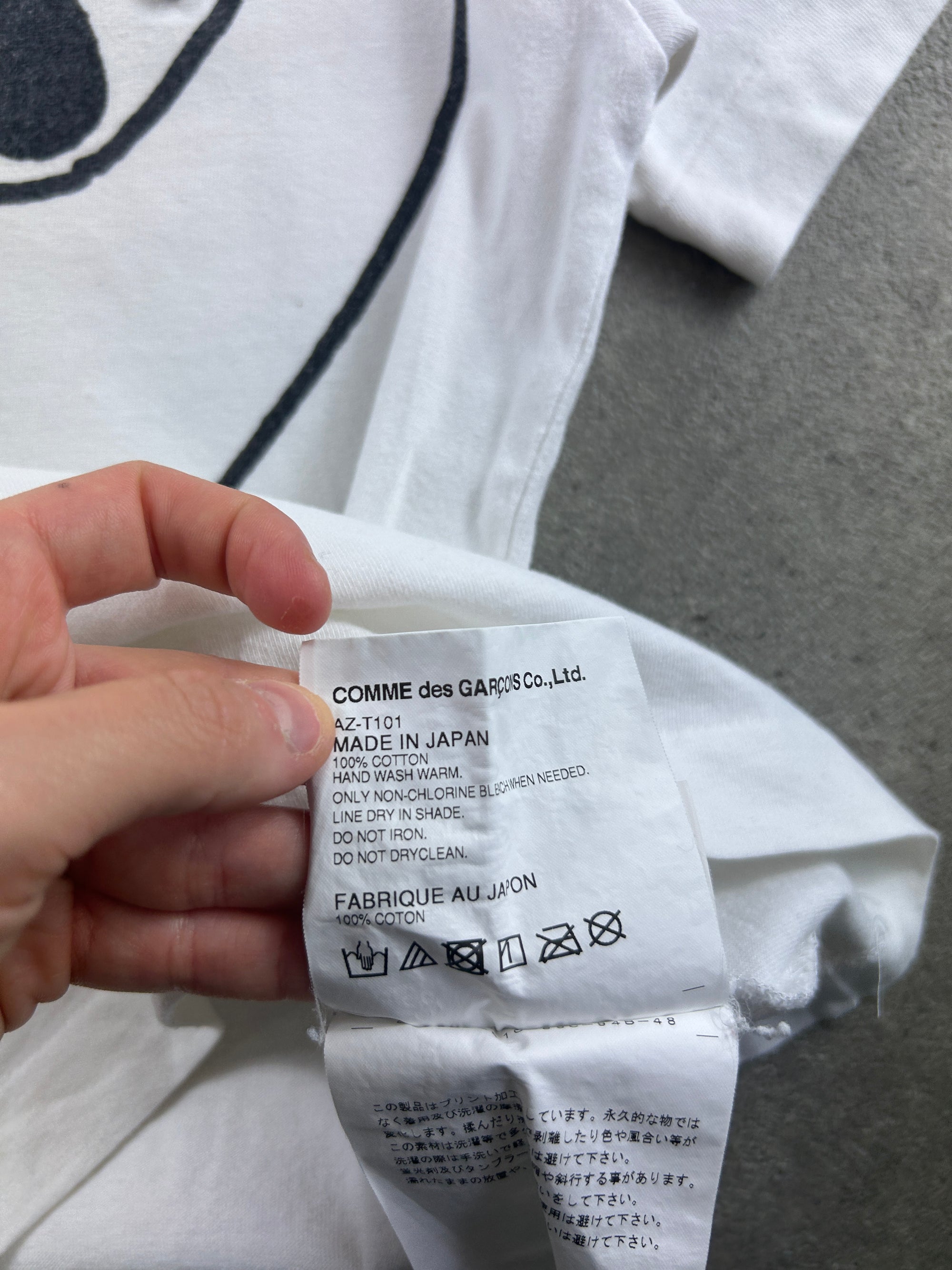 T-shirt Comme des Garçons (S femme)