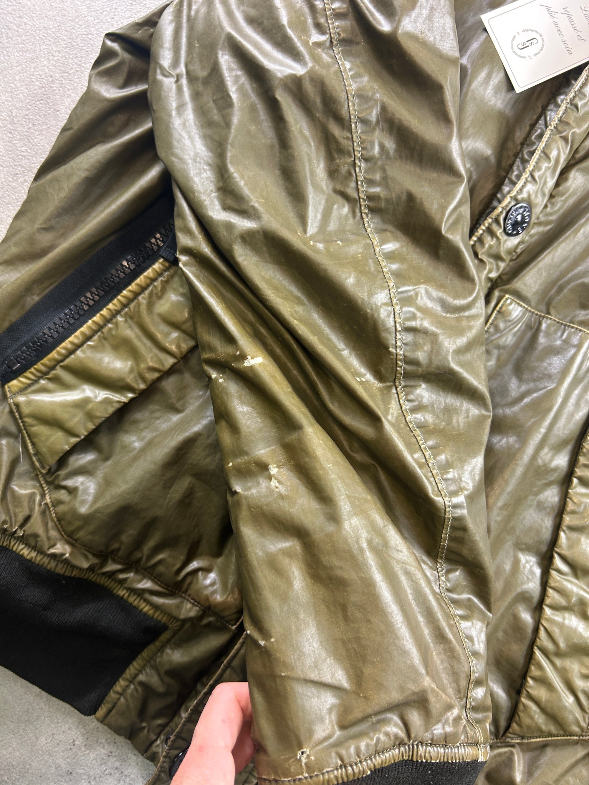 Manteau Stone Island Mussola Gommata (M)