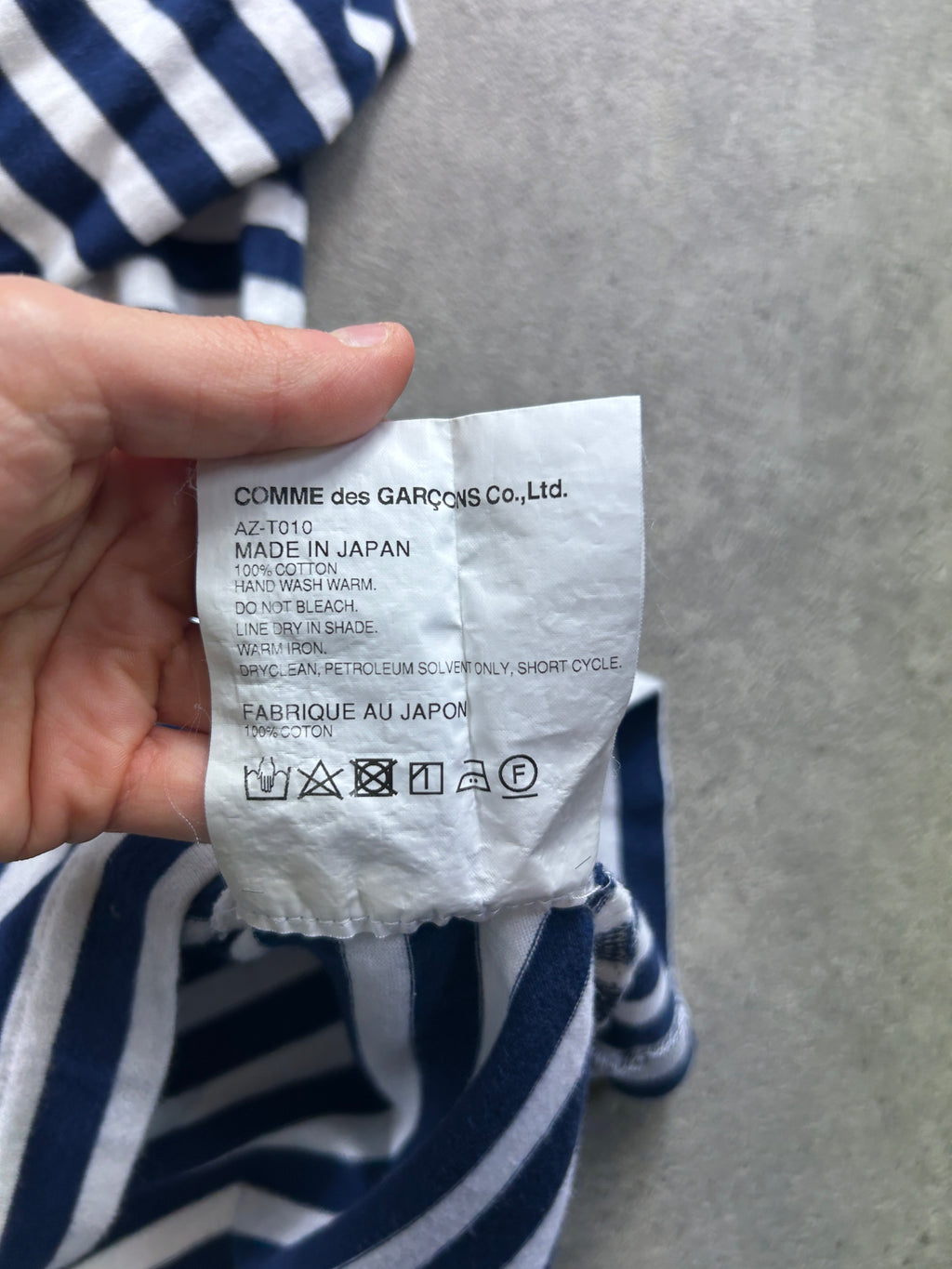 Marinière Comme des Garçons (L)