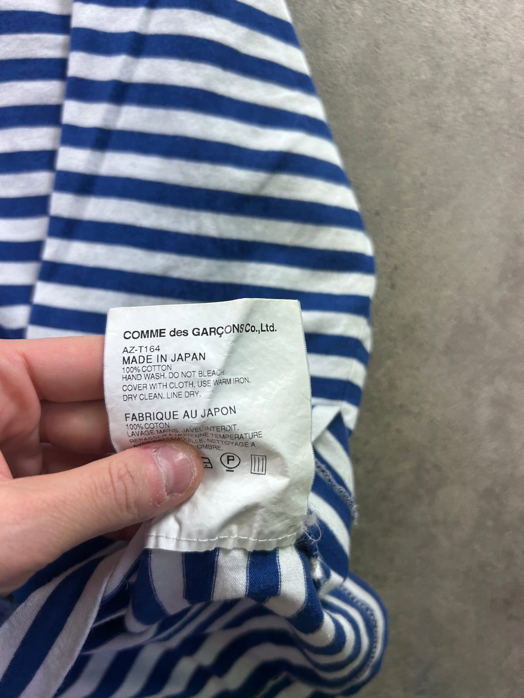 T-shirt marinière Comme des Garçons (M)