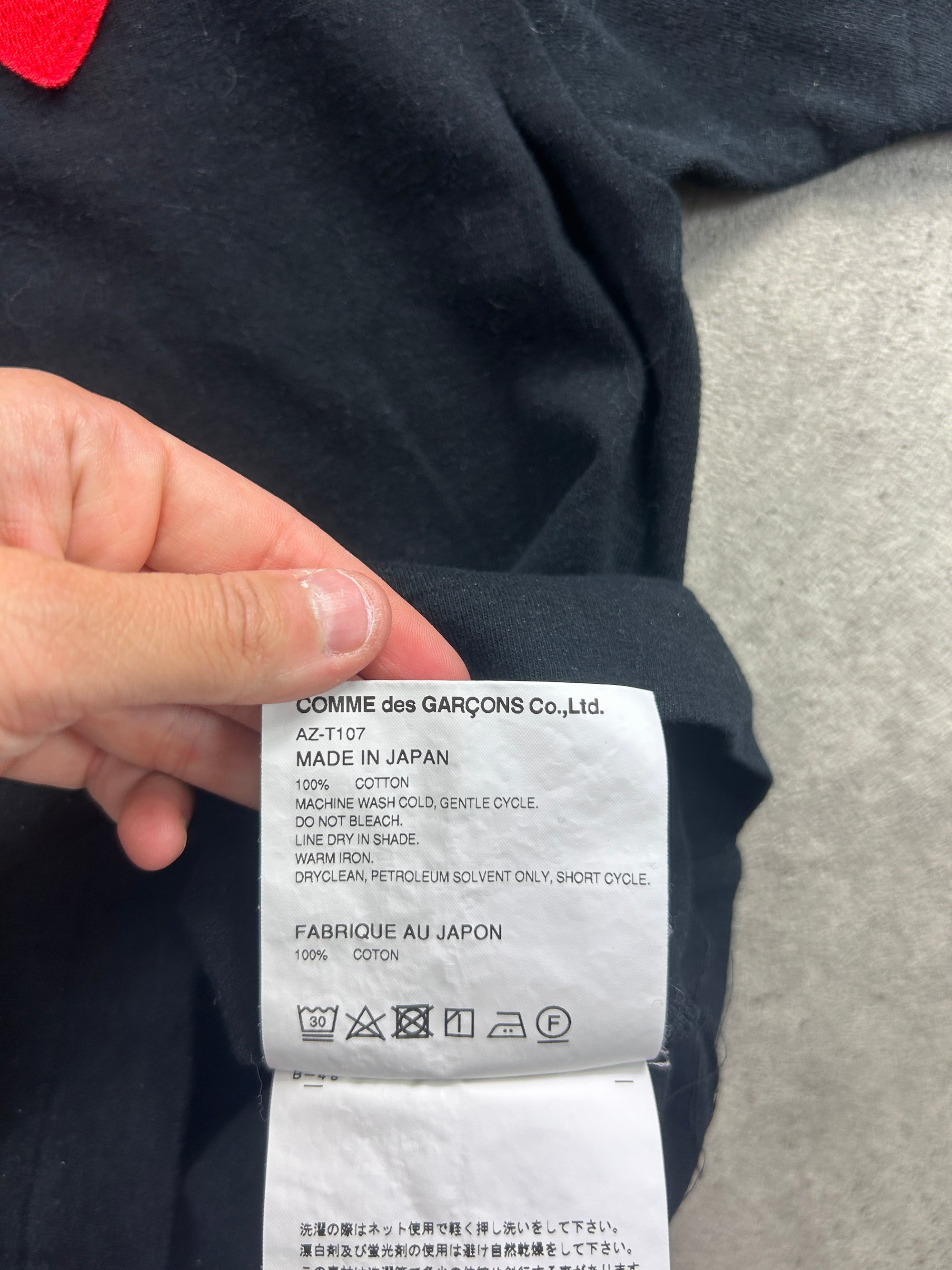 T-shirt Comme des Garçons (S femme)