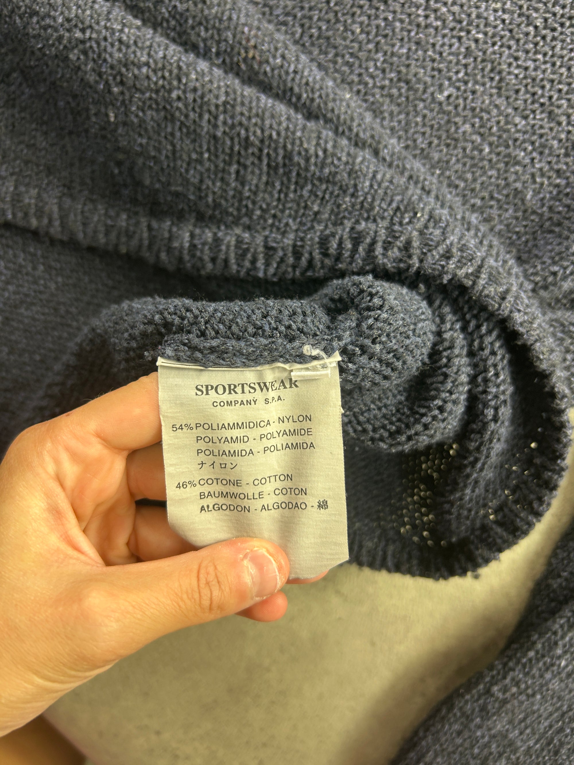 Pull en maille Stone Island (XL)