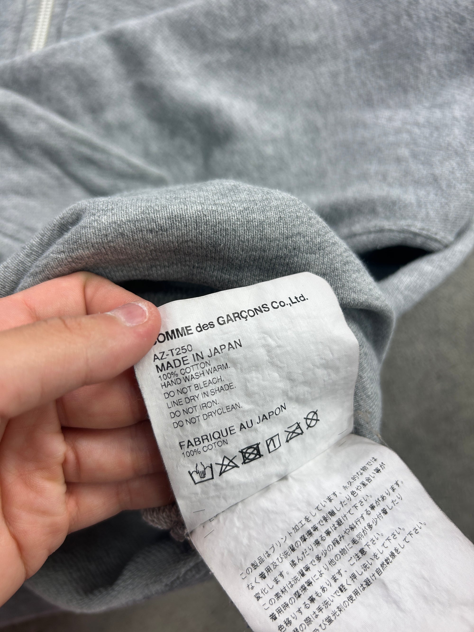Sweat zippé Comme des Garçons (M)