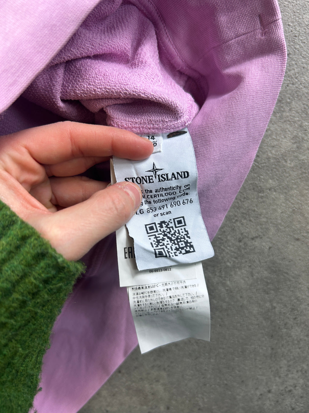 Sweat Stone Island (14a - S)