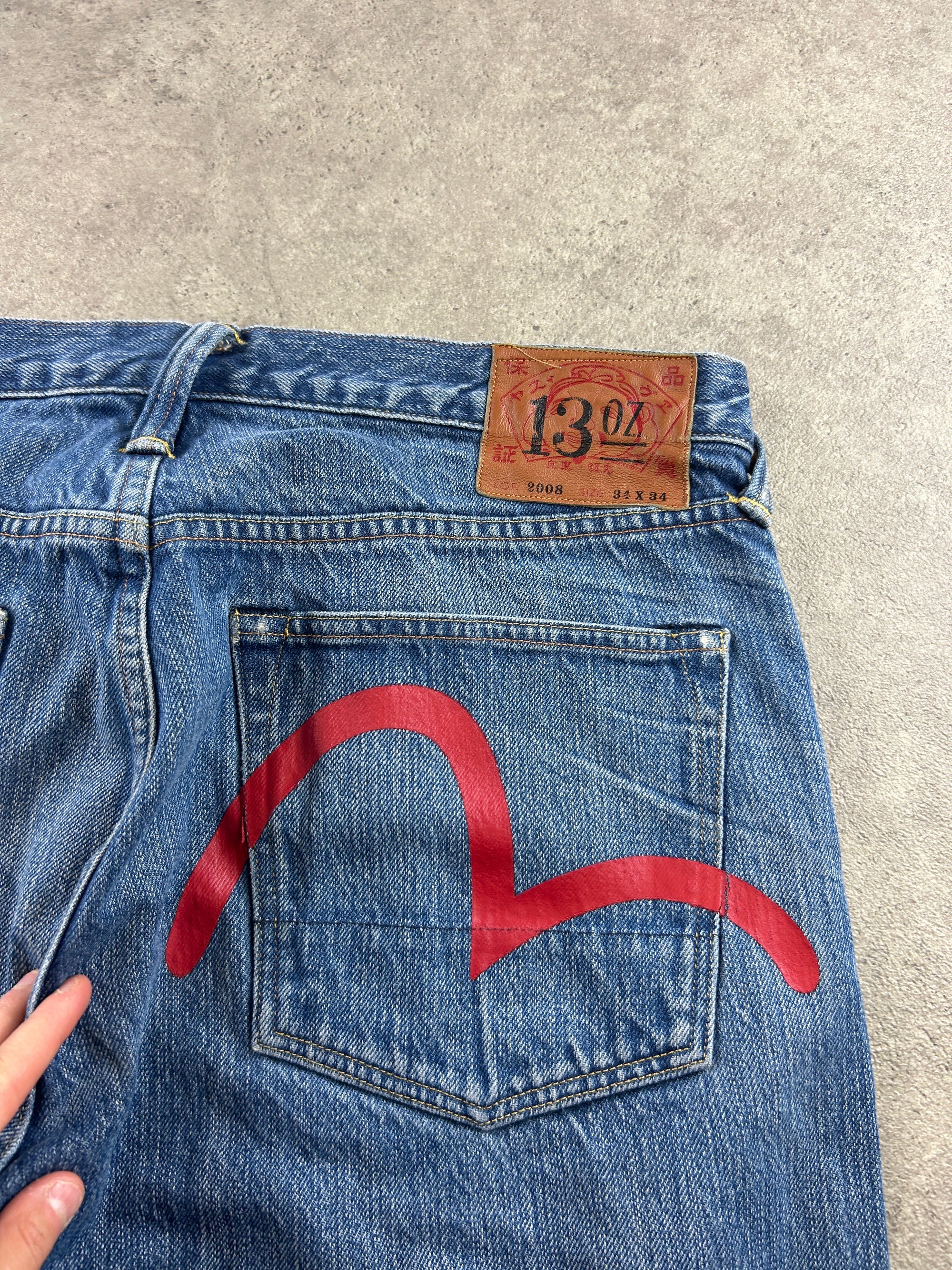 Jeans baggy Evisu seagull (M)