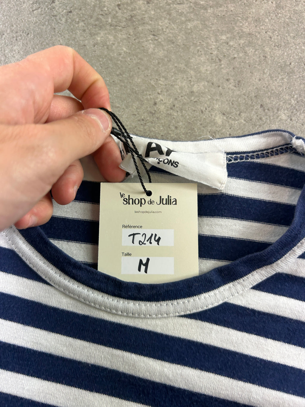 T-shirt marinière Comme des garçons (S/M)